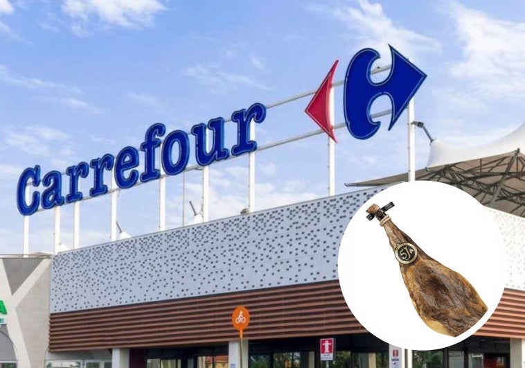 El mejor jamón de Carrefour, en oferta: cinco jotas, raza ibérica y 7 kilos